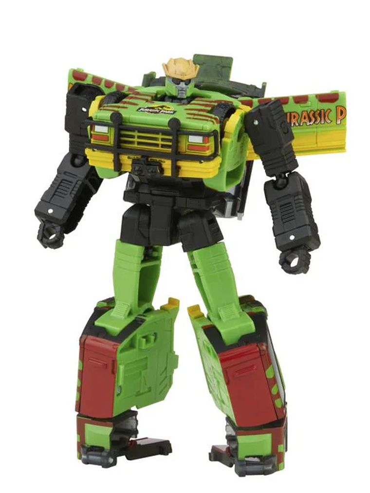 Transformers Generations Collaborative Jurassic Park Mash-Up Tyrannocon Rex and JP93 Two-Pack Action Figure  6