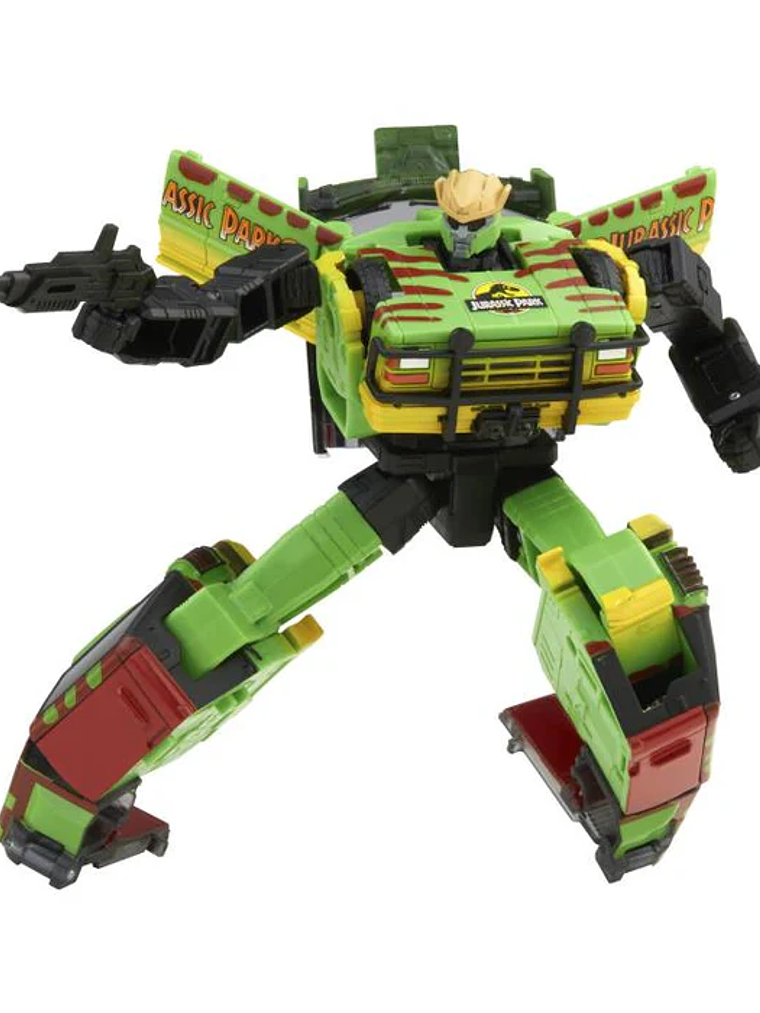 Transformers Generations Collaborative Jurassic Park Mash-Up Tyrannocon Rex and JP93 Two-Pack Action Figure  7