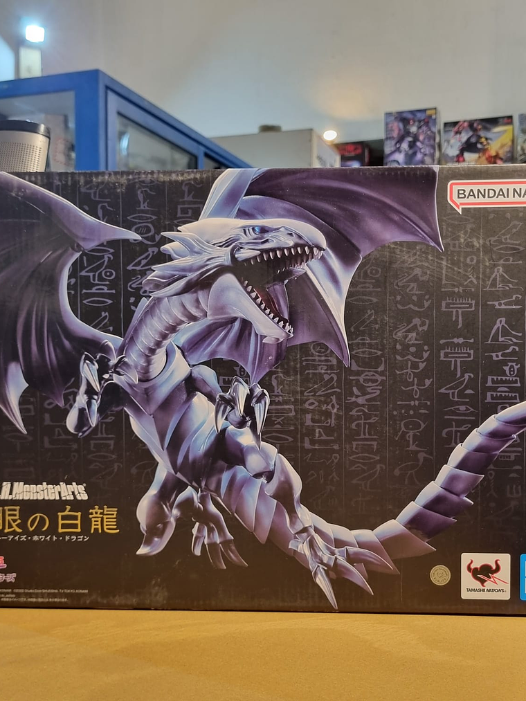 Figura S.H.Monsterarts Yu-Gi-Oh! Duel Monsters Blue Eyes White Dragon Tamashii Nations 1