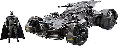 Mattel Ultimate Justice League Batmobile Vehicle and Figure FKM40 