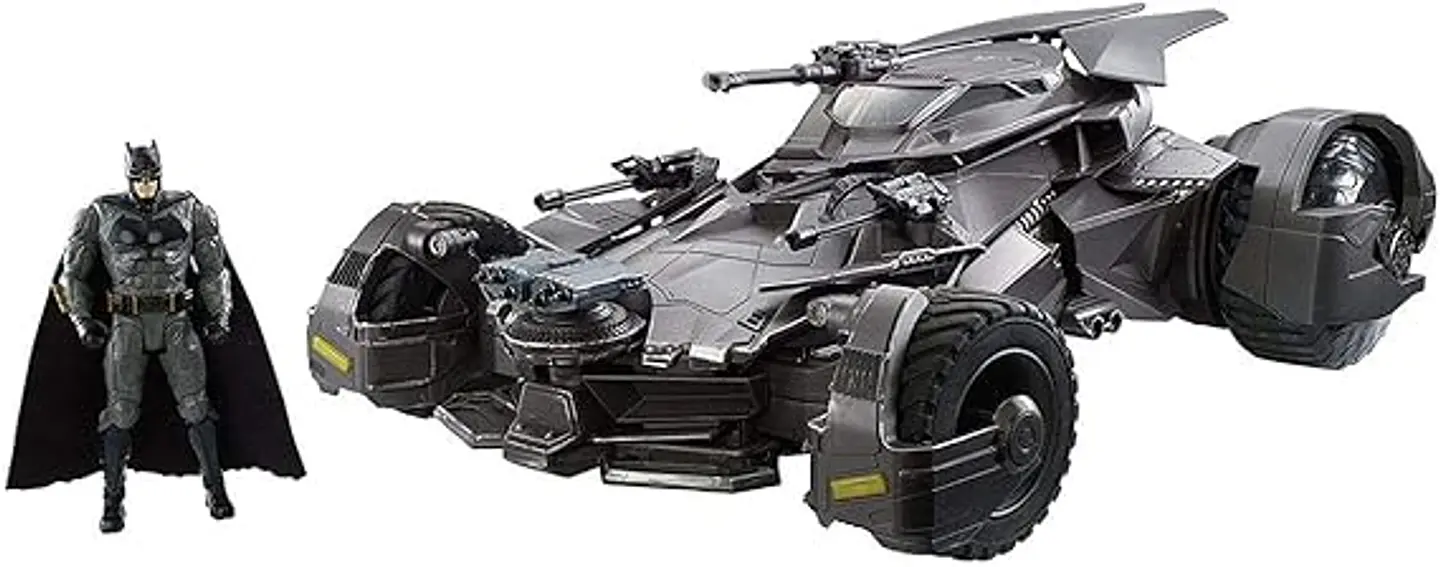 Mattel Ultimate Justice League Batmobile Vehicle and Figure FKM40  2