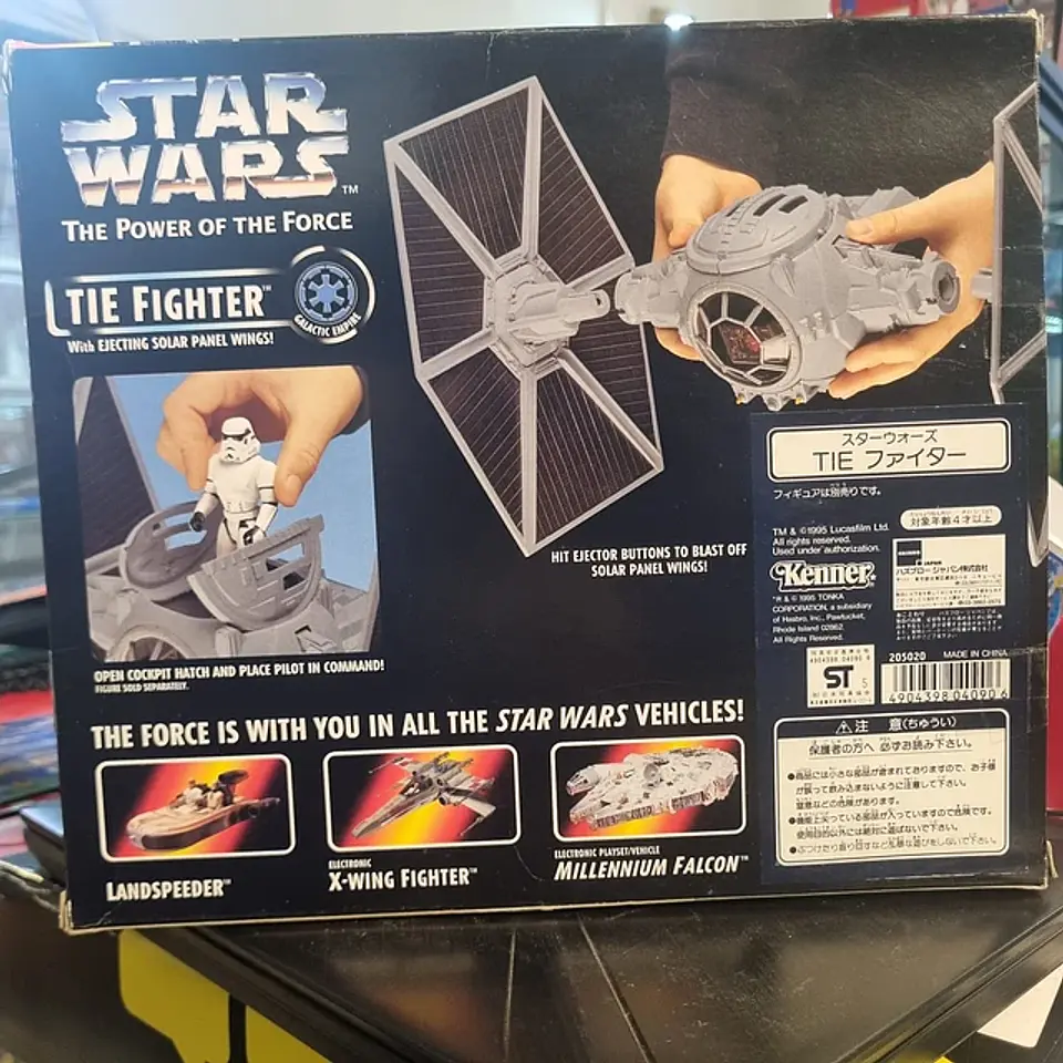 Kenner Star Wars Power Of The Force Tie Fighter Vehicle  2