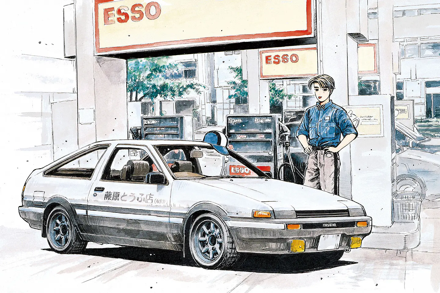 1/32 Initial D Takumi's Hachiroku 4