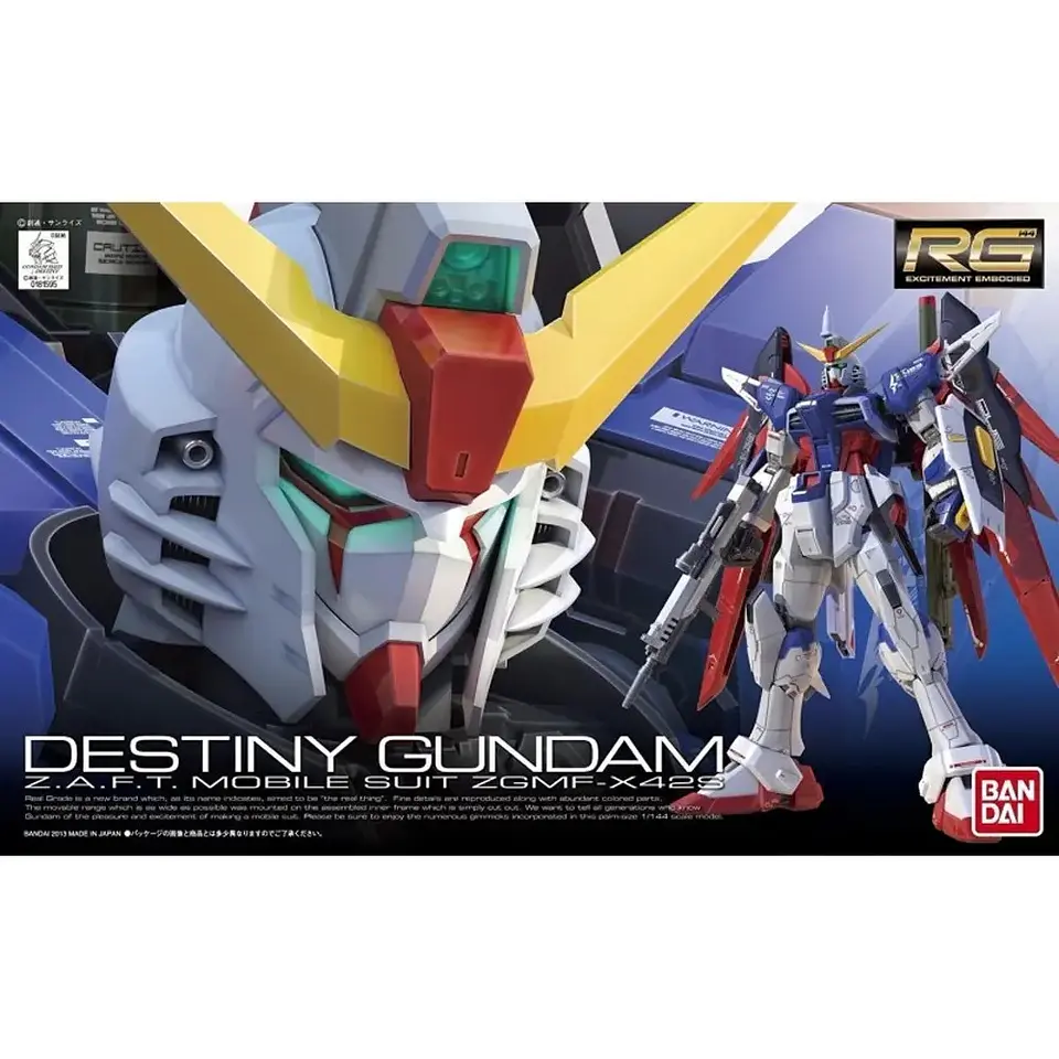  MODEL KIT RG 1/144 DESTINY GUNDAM BANDAI 2