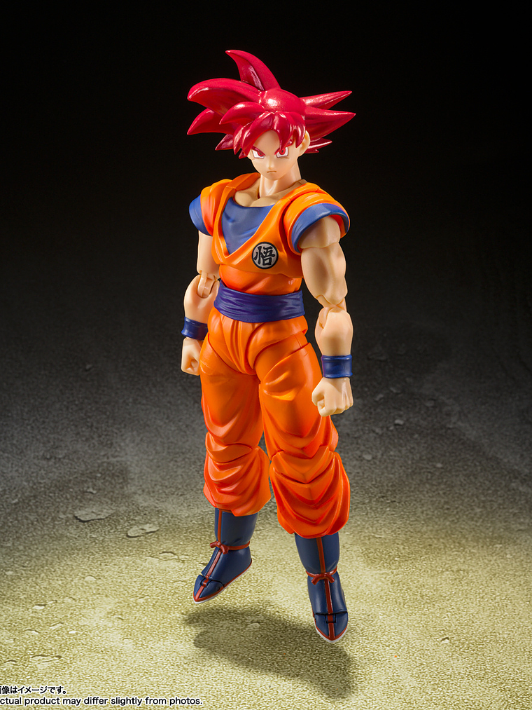 S.H.Figuarts Super Saiyan God Son Goku  5