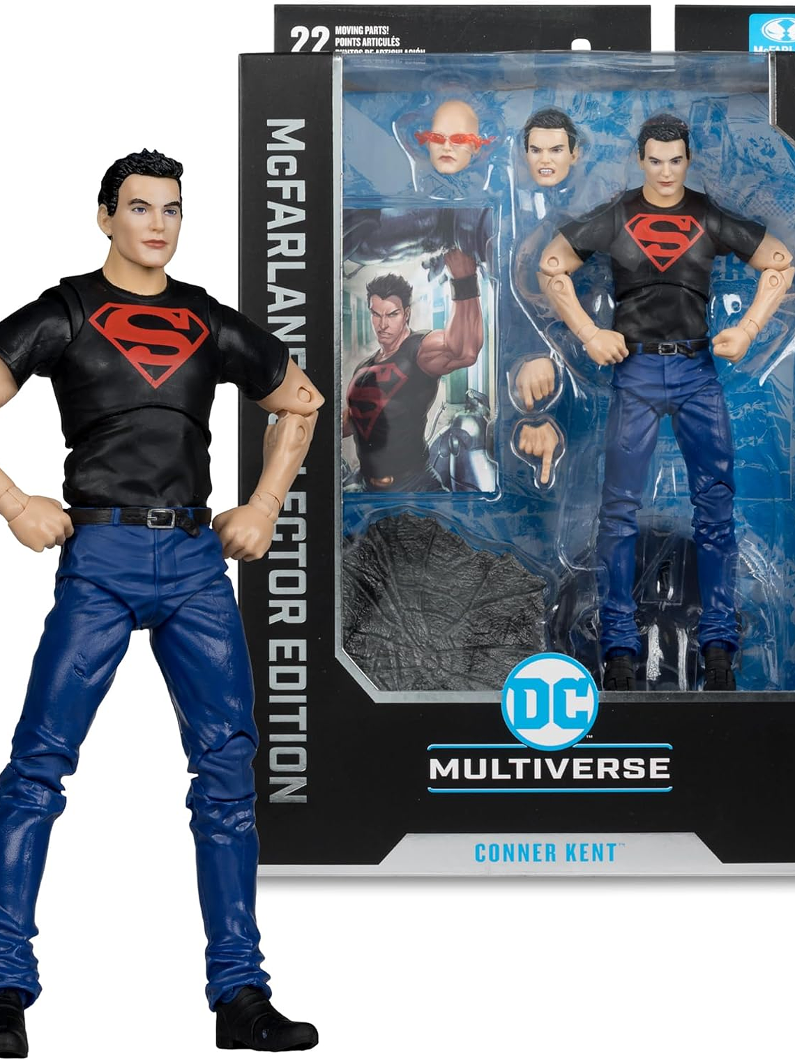  McFarlane Toys - DC Multiverse Conner Kent (Teen Titans) Figura McFarlane de 7 pulgadas Edición Coleccionista #15 2