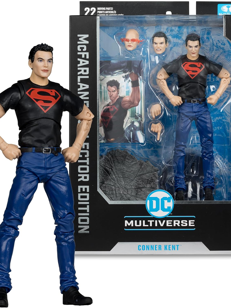  McFarlane Toys - DC Multiverse Conner Kent (Teen Titans) Figura McFarlane de 7 pulgadas Edición Coleccionista #15 2