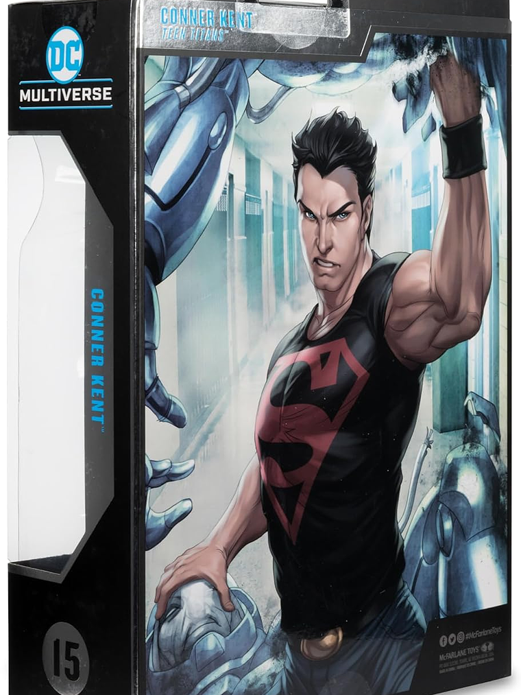  McFarlane Toys - DC Multiverse Conner Kent (Teen Titans) Figura McFarlane de 7 pulgadas Edición Coleccionista #15 3