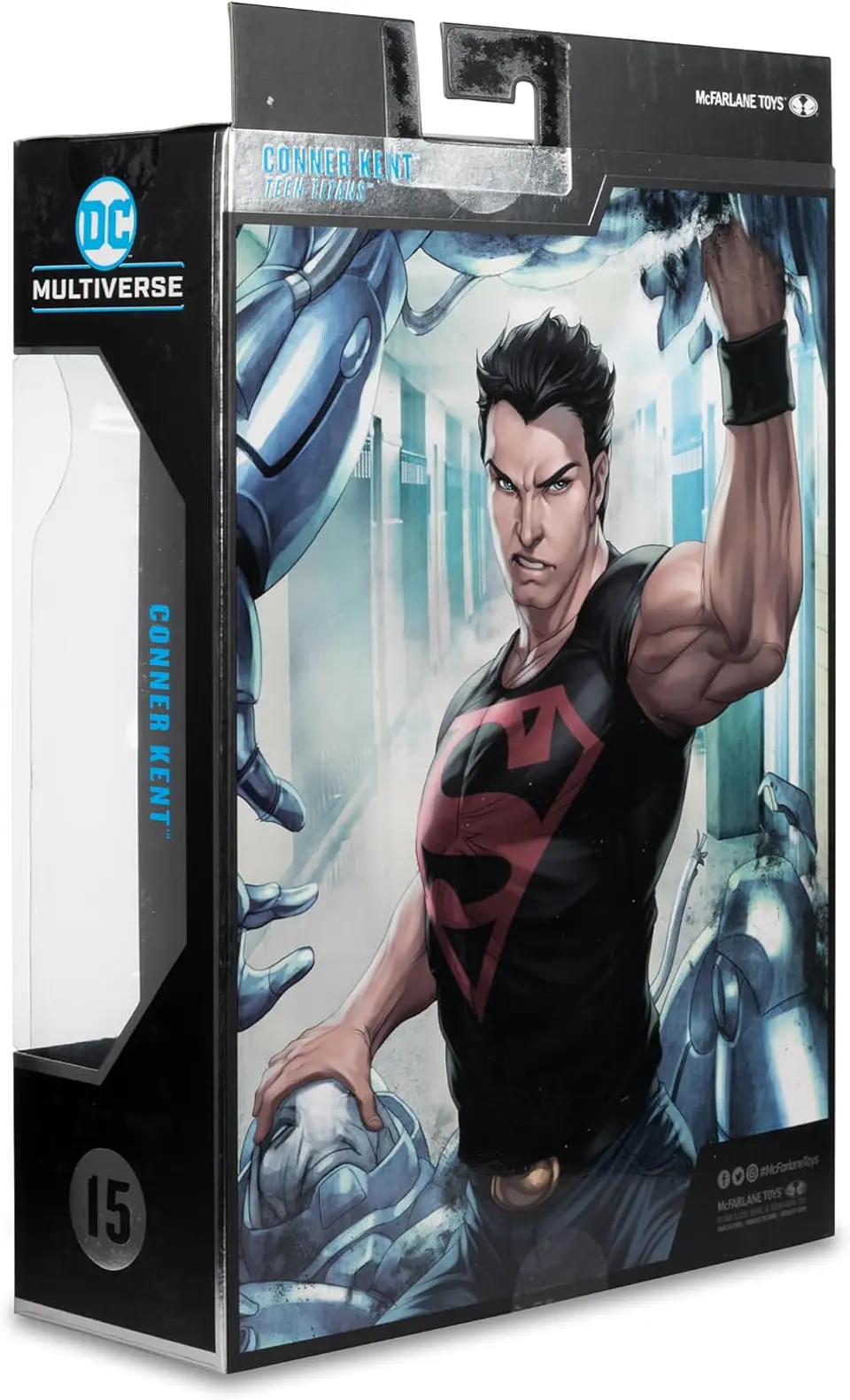  McFarlane Toys - DC Multiverse Conner Kent (Teen Titans) Figura McFarlane de 7 pulgadas Edición Coleccionista #15 3