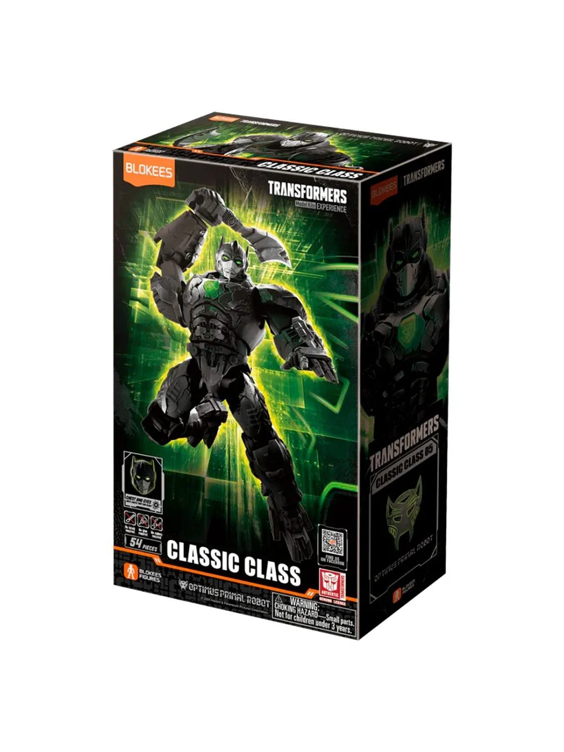 Blokees Figures | Transformers Classic Class | Optimus Primal Robot 05 | Rise of the Beasts: Liderazgo Maximal en Bloques 3