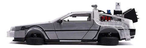 Delorean 2 Back To The Future Time Machine Luz 1:24 Jada Fly