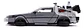 Delorean 2 Back To The Future Time Machine Luz 1:24 Jada Fly - Miniatura 1