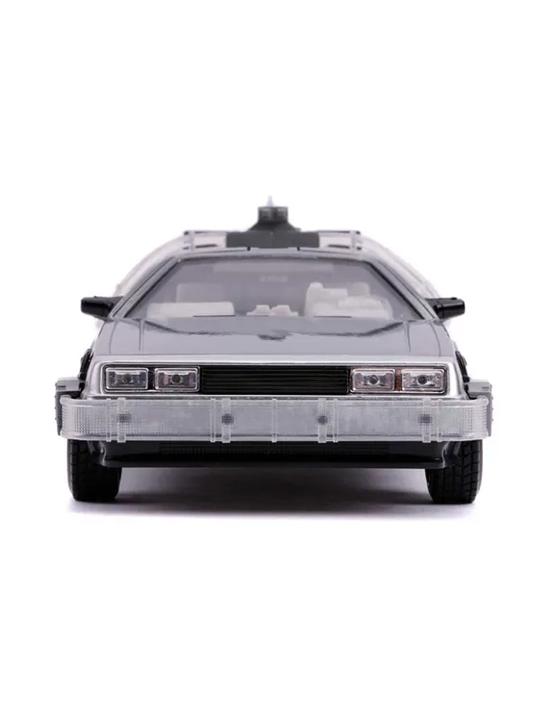 Delorean 2 Back To The Future Time Machine Luz 1:24 Jada Fly 2