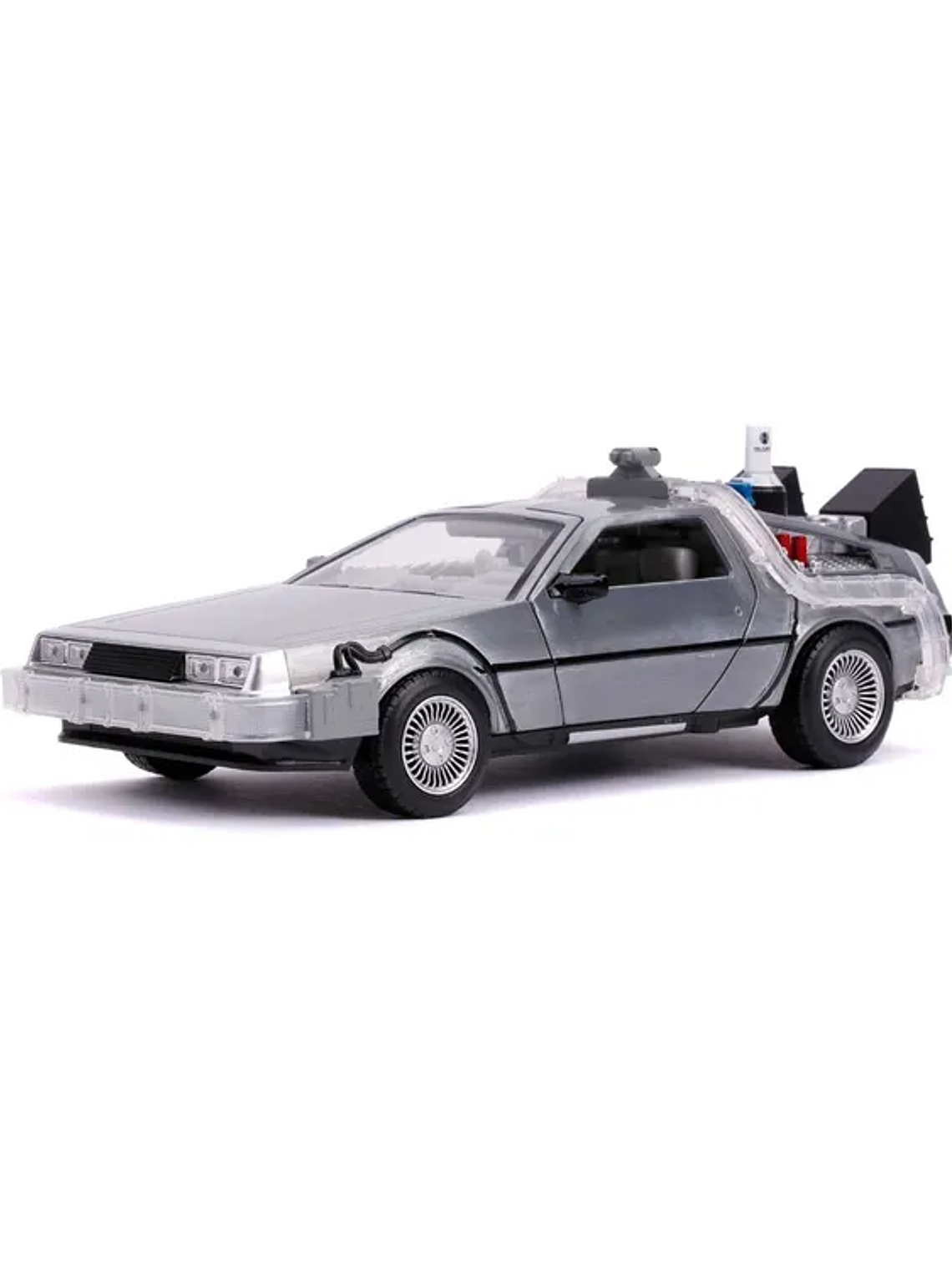 Delorean 2 Back To The Future Time Machine Luz 1:24 Jada Fly 3