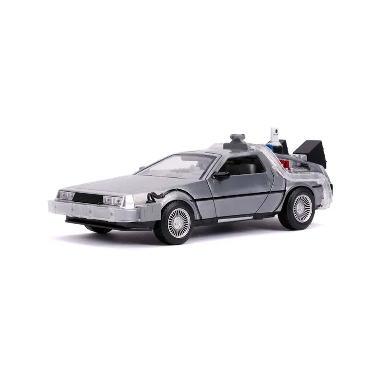 Delorean 2 Back To The Future Time Machine Luz 1:24 Jada Fly 3