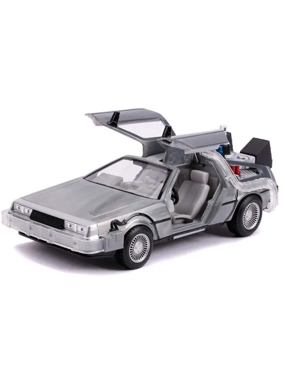 Delorean 2 Back To The Future Time Machine Luz 1:24 Jada Fly 6
