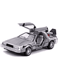 Delorean 2 Back To The Future Time Machine Luz 1:24 Jada Fly - Miniatura 6