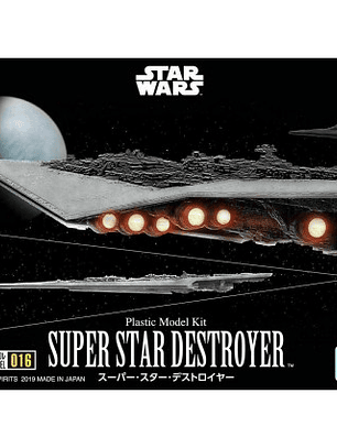 MODEL KIT STAR WARS VEHICLE MODEL 016 SUPER STAR DESTROYER BANDAI HOBBY