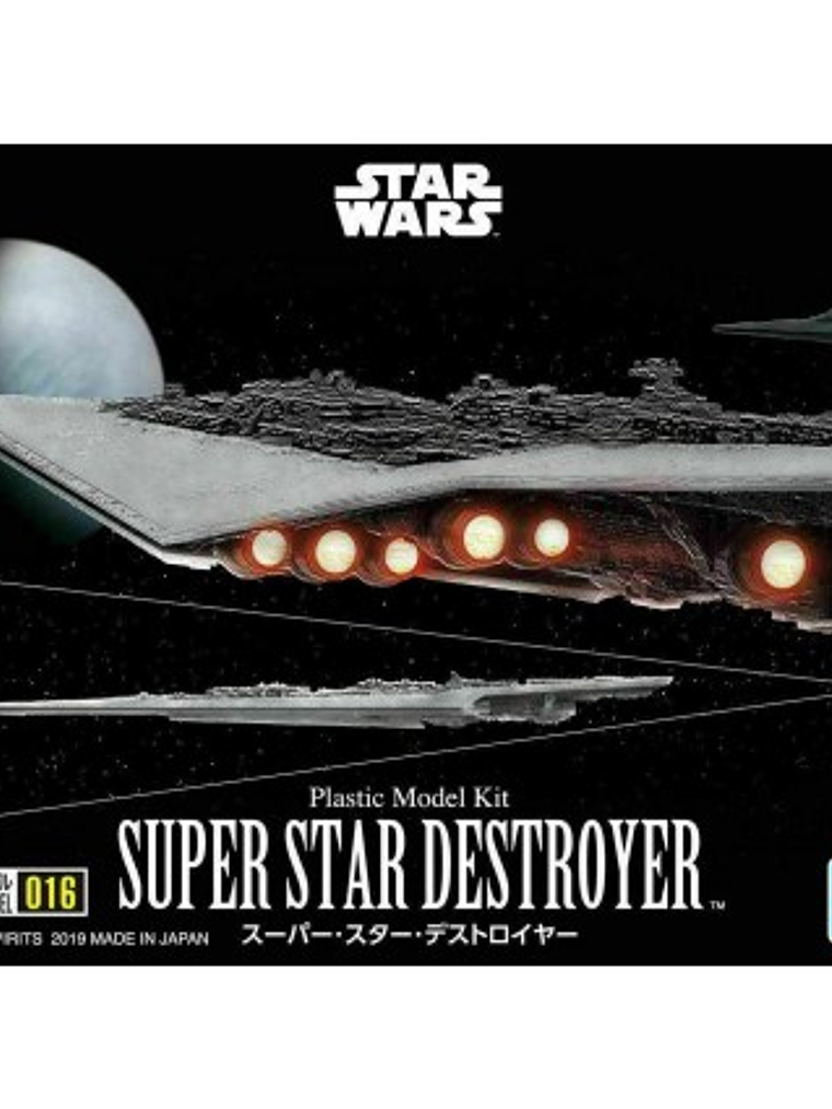 MODEL KIT STAR WARS VEHICLE MODEL 016 SUPER STAR DESTROYER BANDAI HOBBY 1