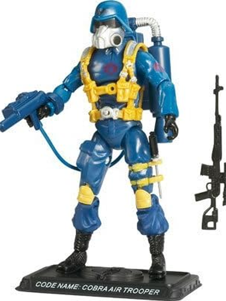 G.I. JOE Hasbro 25th Anniversary 3 3/4 Wave 4 Action Figure Cobra Air Trooper [Elite Infantry] by G. I. Joe 2
