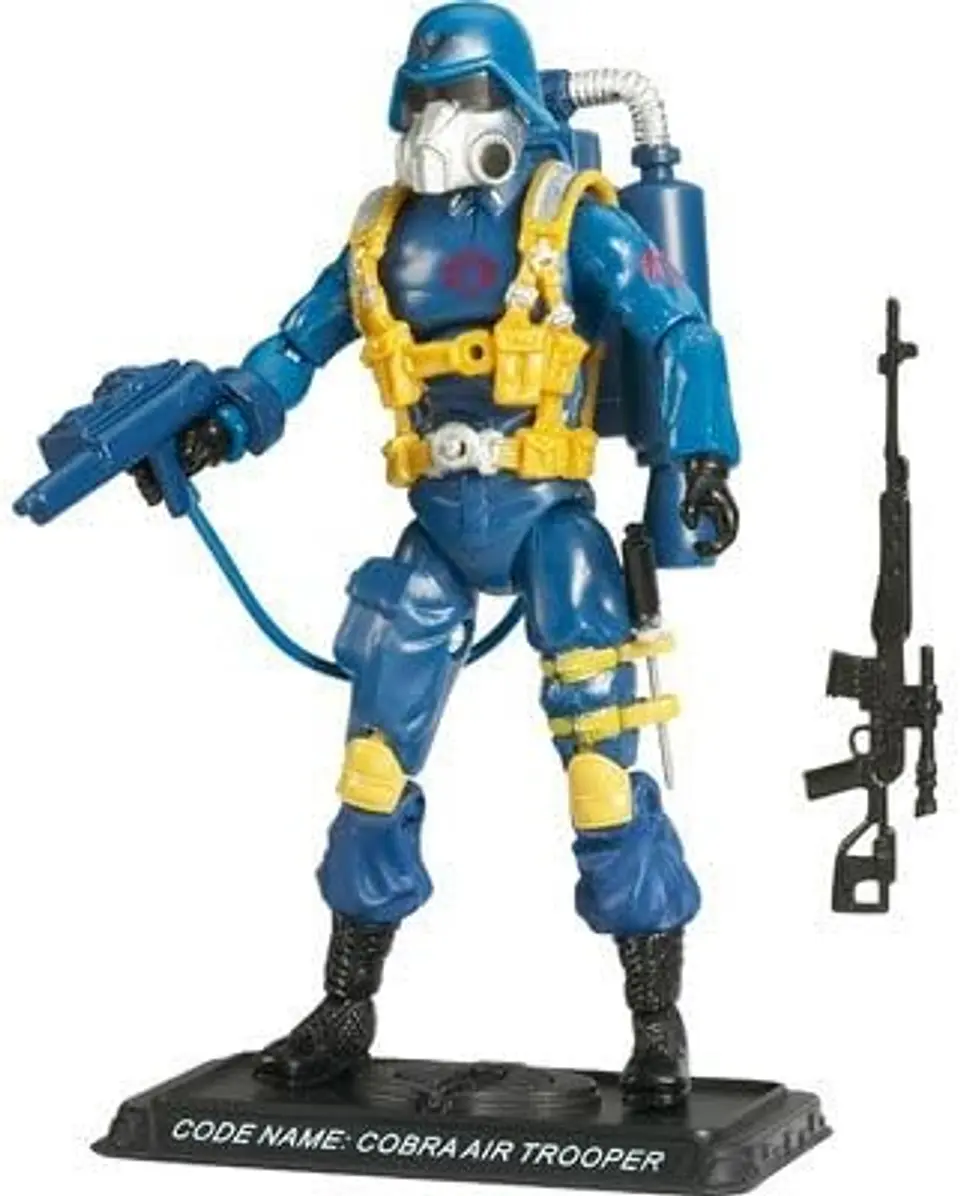 G.I. JOE Hasbro 25th Anniversary 3 3/4 Wave 4 Action Figure Cobra Air Trooper [Elite Infantry] by G. I. Joe 2