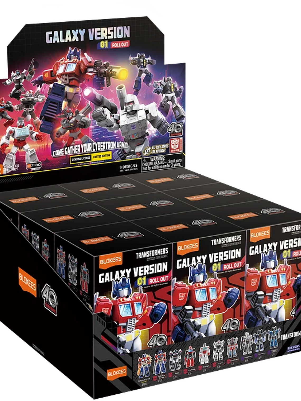 Blokees Figuras Sorpresa - Transformers Galaxy Version 01 (BLIND BOX) ROLL OUT 2