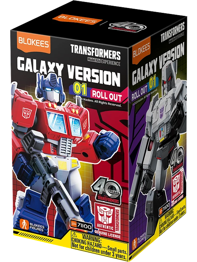 Blokees Figuras Sorpresa - Transformers Galaxy Version 01 (BLIND BOX) ROLL OUT 3