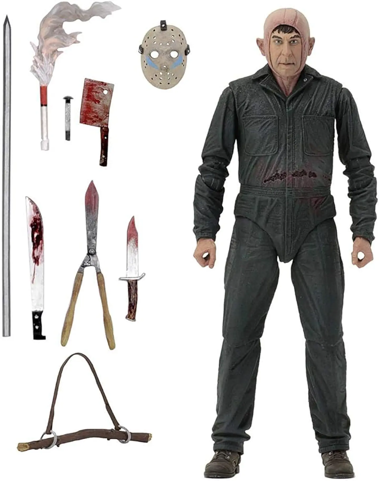 NECA Friday The 13th Part 5: Ultimate Roy Burns - Figura de acción de 7 pulgadas 1