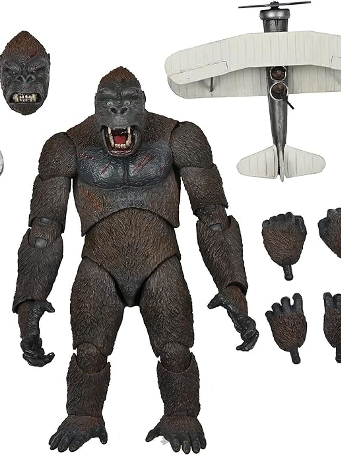NECA - Figura de acción a escala de 7 pulgadas - Ultimate King Kong (selva de hormigón) 2