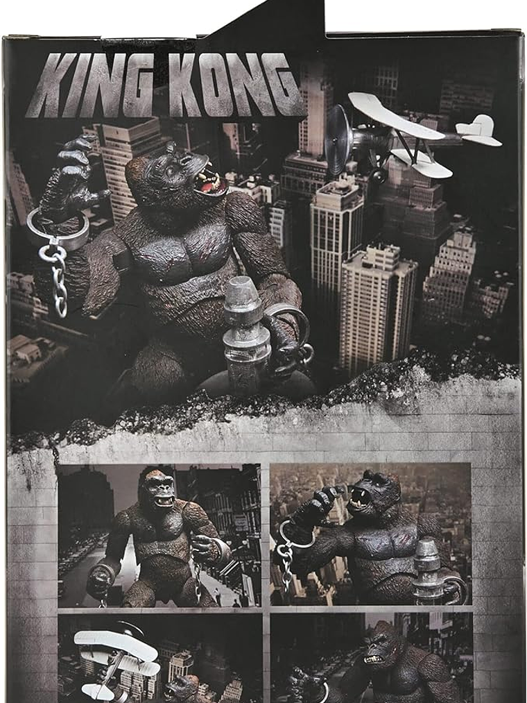 NECA - Figura de acción a escala de 7 pulgadas - Ultimate King Kong (selva de hormigón) 4
