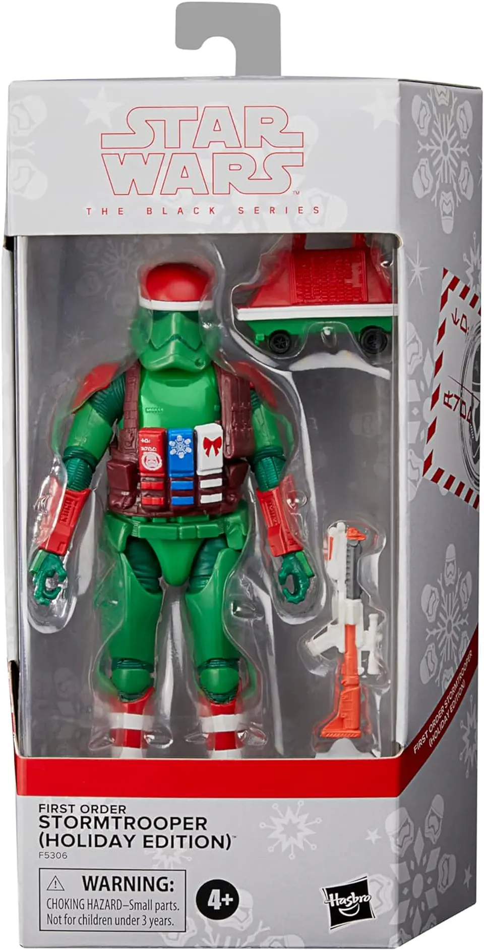 Hasbro Star Wars Star Wars The Black Series, First Order Stormtrooper (Holiday Edition) y droide ratón, Figuras de Las Fiestas 2