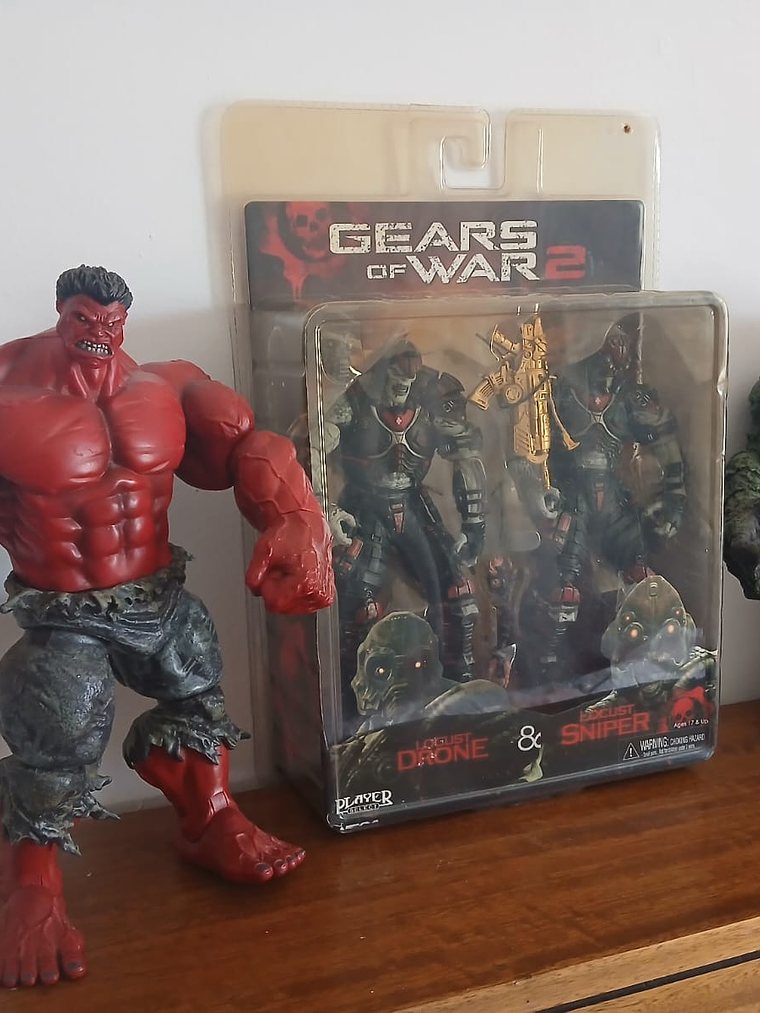 NECA Gears of War Locust Drone & Sniper Sellado – Figura Coleccionista Premium 7” – Original, Rara y Descontinuada – Gaming Collectibles 5