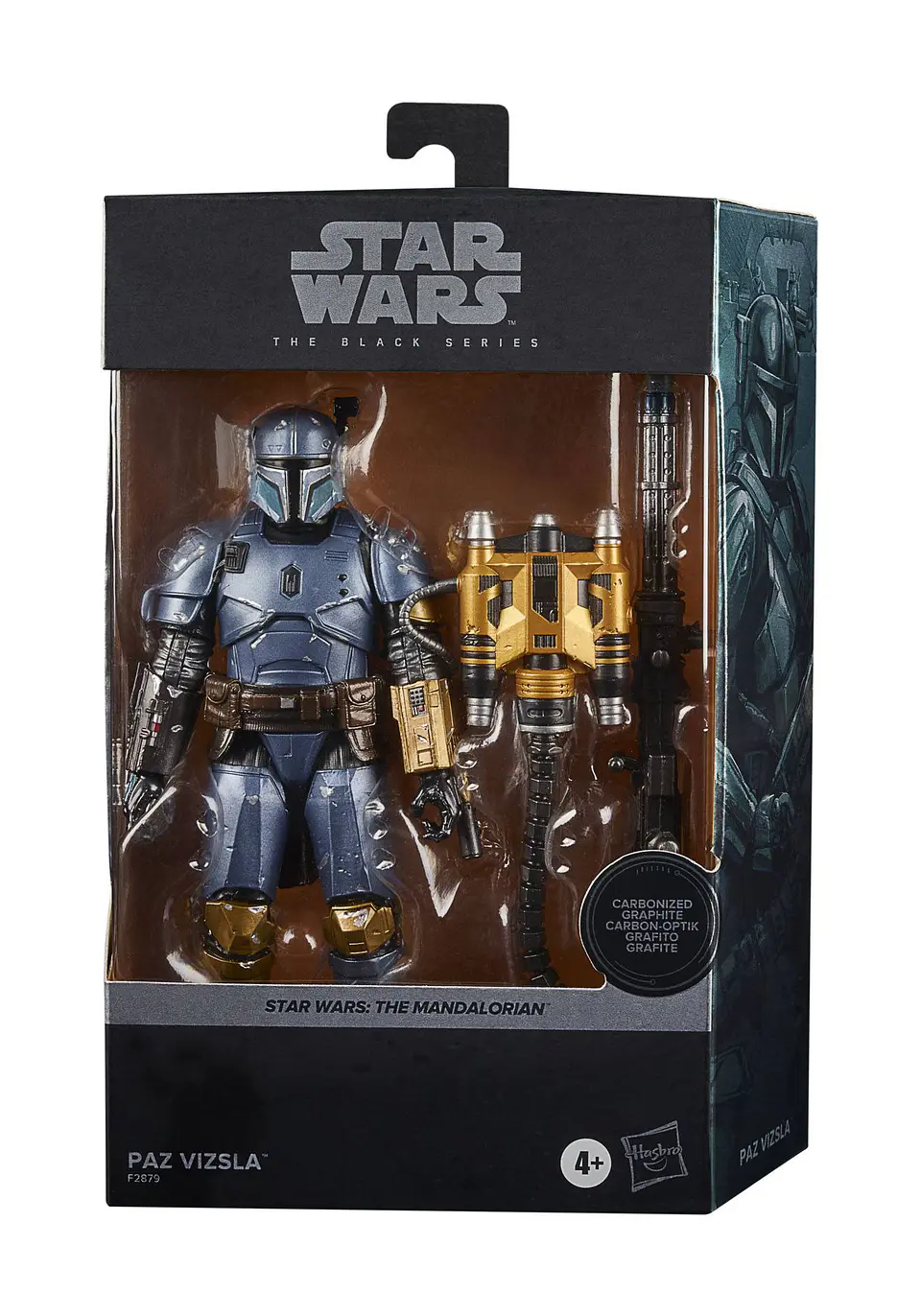 Star Wars The Black Series – Paz Vizsla Carbonized 15 cm – Figura Premium Nueva y Sellada 3