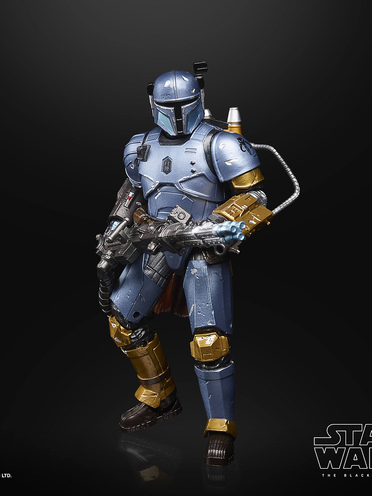 Star Wars The Black Series – Paz Vizsla Carbonized 15 cm – Figura Premium Nueva y Sellada 4