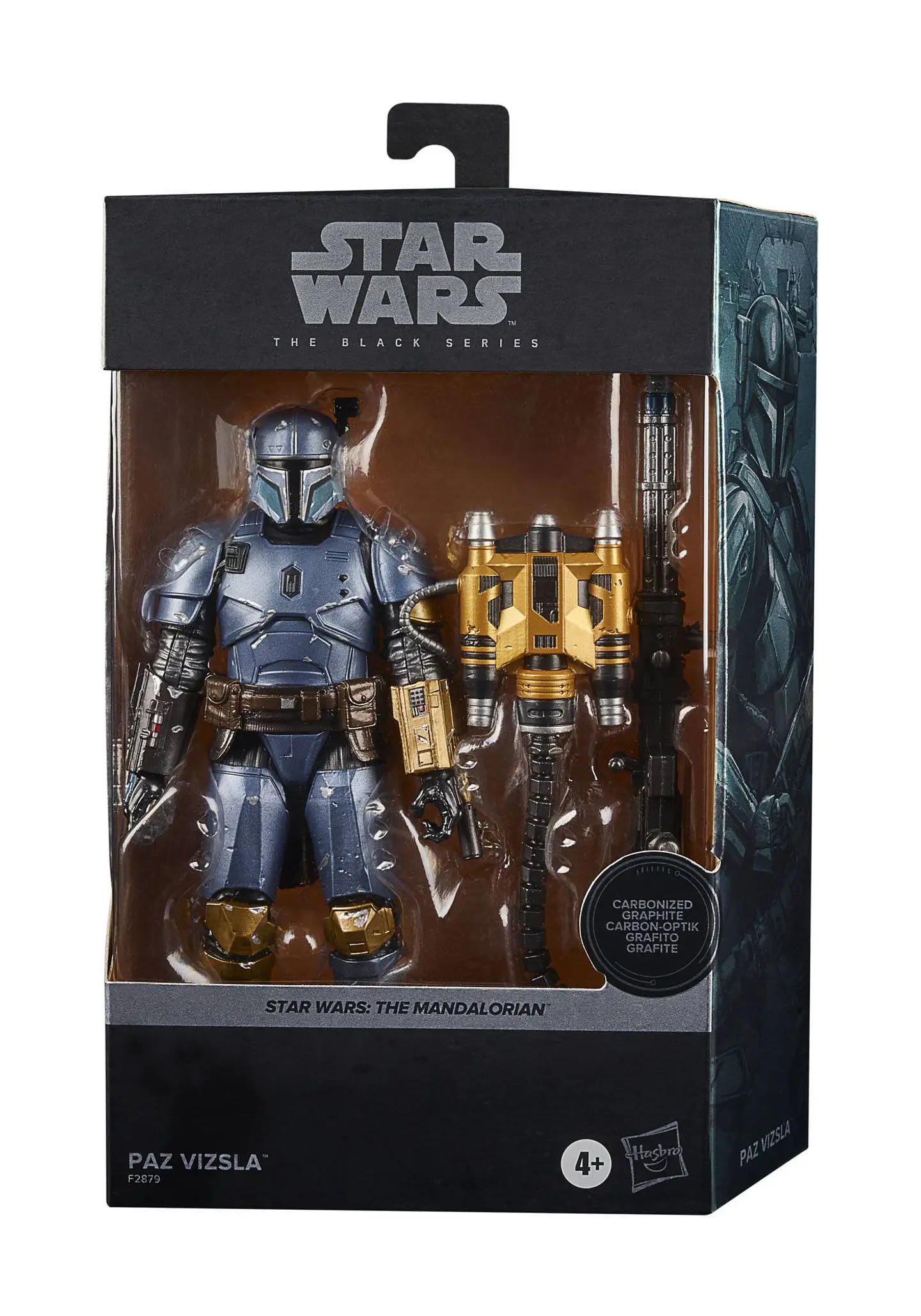 Star Wars The Black Series – Paz Vizsla Carbonized 15 cm – Figura Premium Nueva y Sellada 5