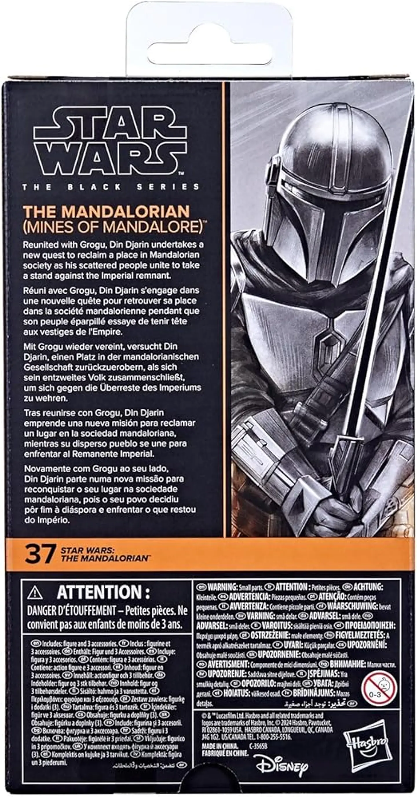 Star Wars The Black Series – The Mandalorian (Mines of Mandalore) 15 cm – Figura Premium Nueva y Sellada 5