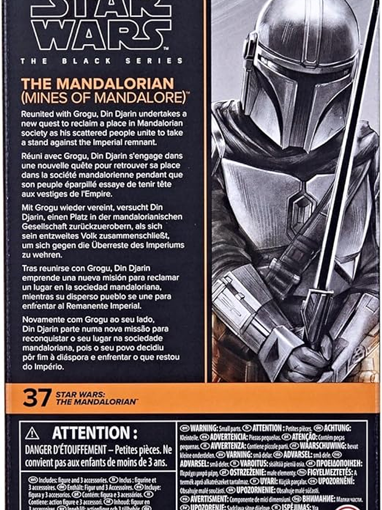 Star Wars The Black Series – The Mandalorian (Mines of Mandalore) 15 cm – Figura Premium Nueva y Sellada 5