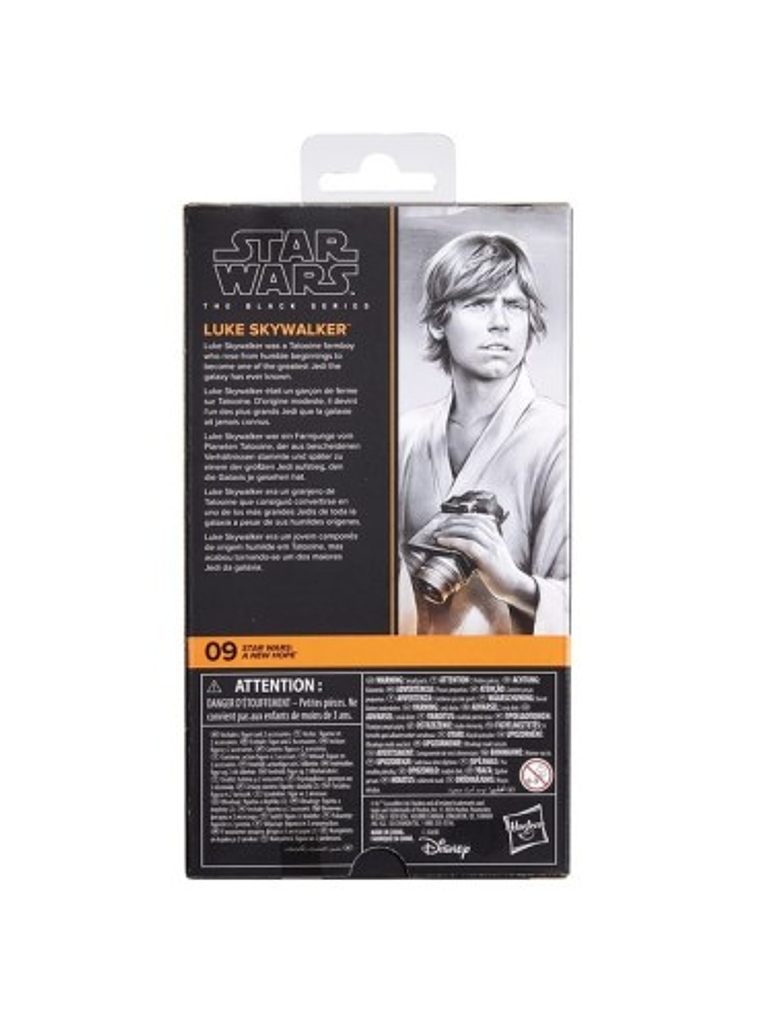 Star Wars The Black Series – Luke Skywalker (A New Hope) 15 cm – Figura Premium Nueva y Sellada 5