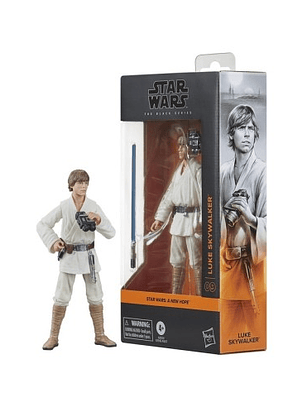 Star Wars The Black Series – Luke Skywalker (A New Hope) 15 cm – Figura Premium Nueva y Sellada