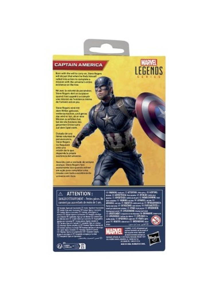 Marvel Legends Series – Capitán América 15 cm – Figura Premium Nueva y Sellada 4