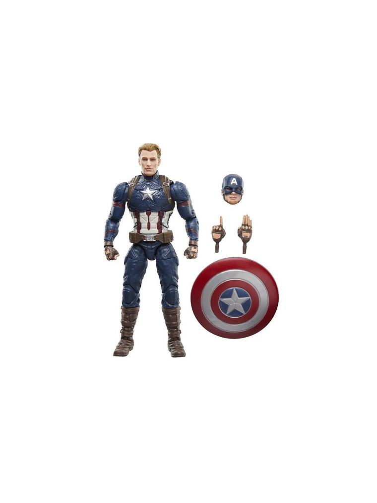Marvel Legends Series – Capitán América 15 cm – Figura Premium Nueva y Sellada 5