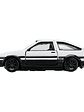 Tomica Premium Unlimited 01: Initial D AE86 Trueno (Takumi Fujiwara) - thumbnail 2