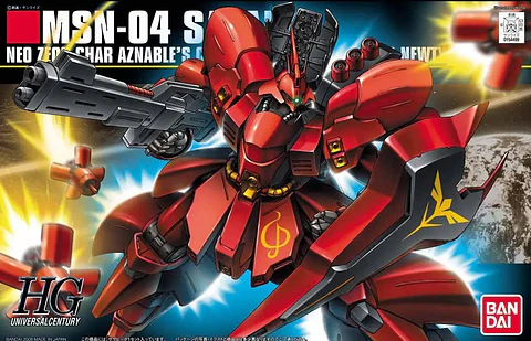 Bandai Gunpla: HGUC 1/144 MSN-04 Sazabi