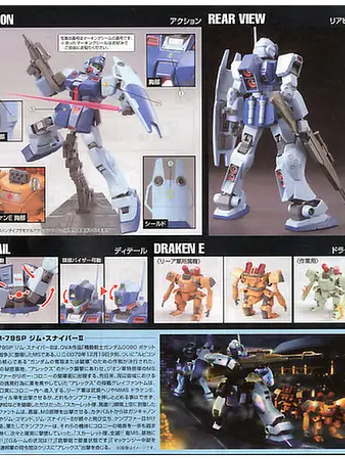 Bandai Gunpla: RGM-79SP GM Sniper II (Mobile Suit Gundam 0080: War in the Pocket) 7