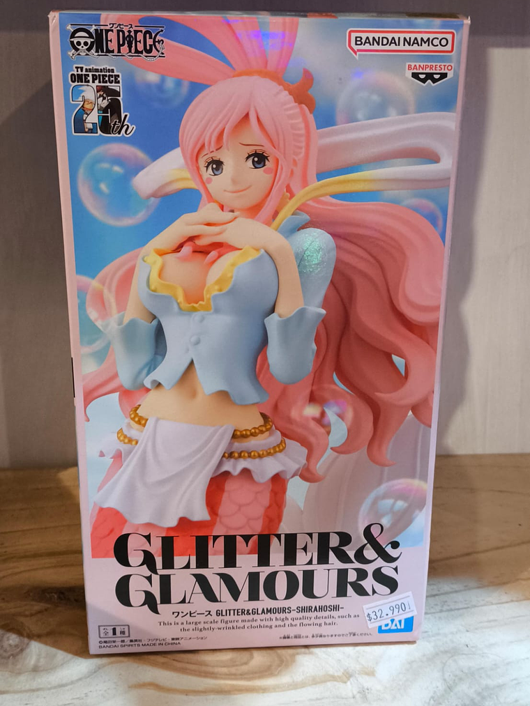Figura Shirahoshi One Piece - La Princesa Sirena - Glitter & Glamours Banpresto 2