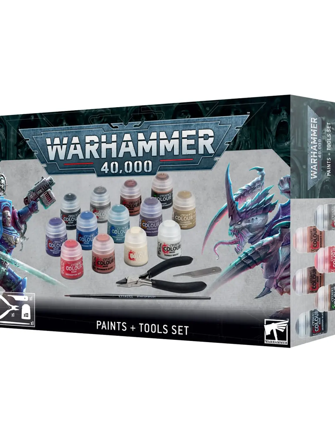 Warhammer 40,000: Paints + Tools Set (Set de Pinturas y Herramientas) 1