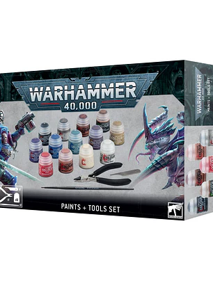 Warhammer 40,000: Paints + Tools Set (Set de Pinturas y Herramientas)
