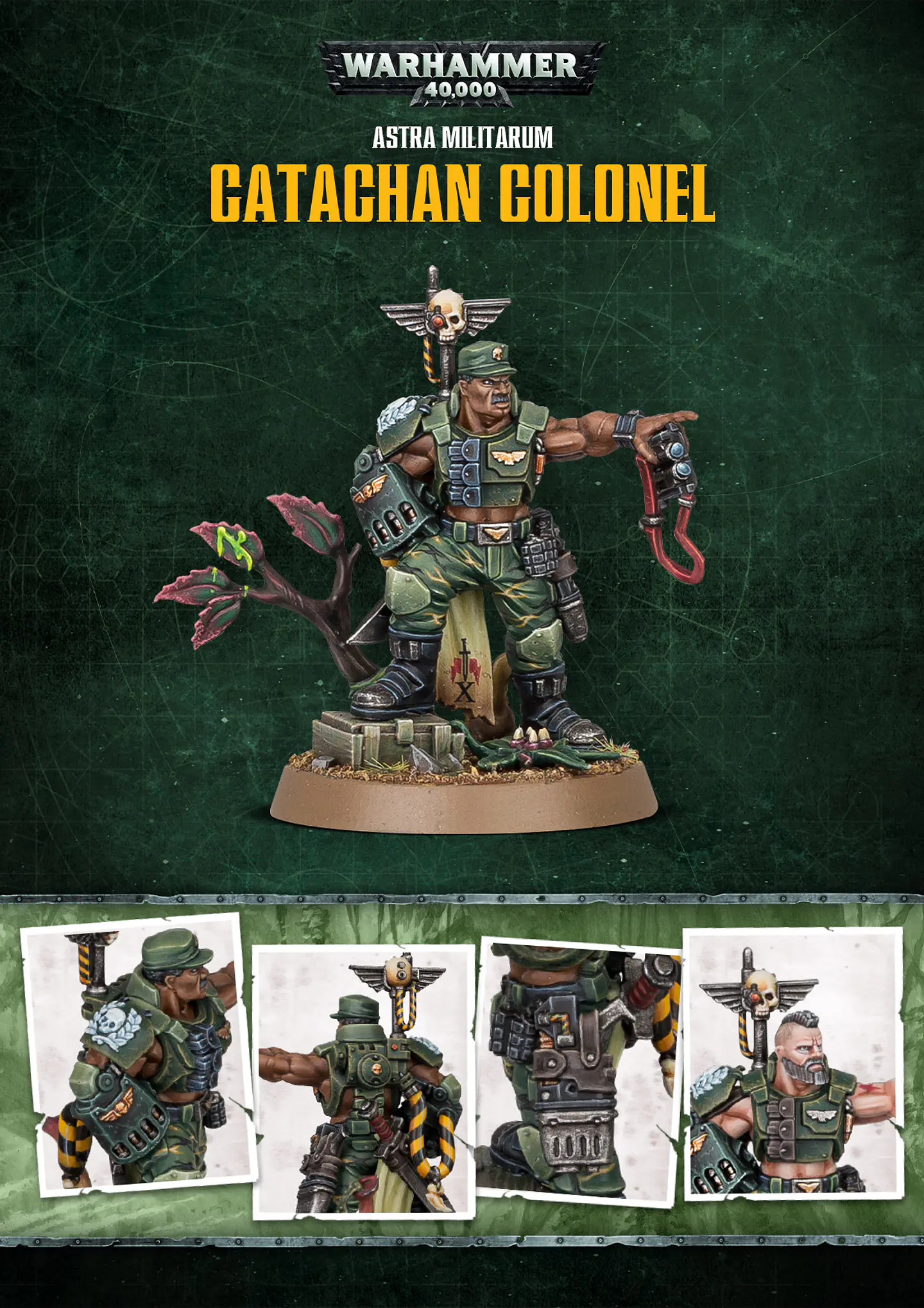 Warhammer 40,000: Astra Militarum - Catachan Colonel (Edición Limitada) 1