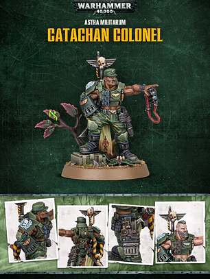 Warhammer 40,000: Astra Militarum - Catachan Colonel (Edición Limitada)