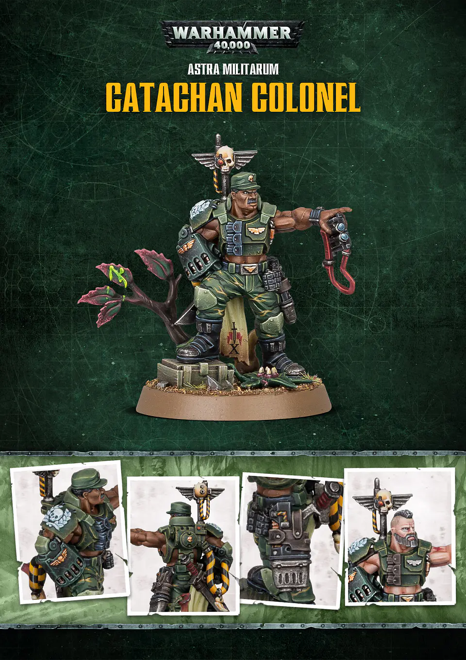 Warhammer 40,000: Astra Militarum - Catachan Colonel (Edición Limitada) 1